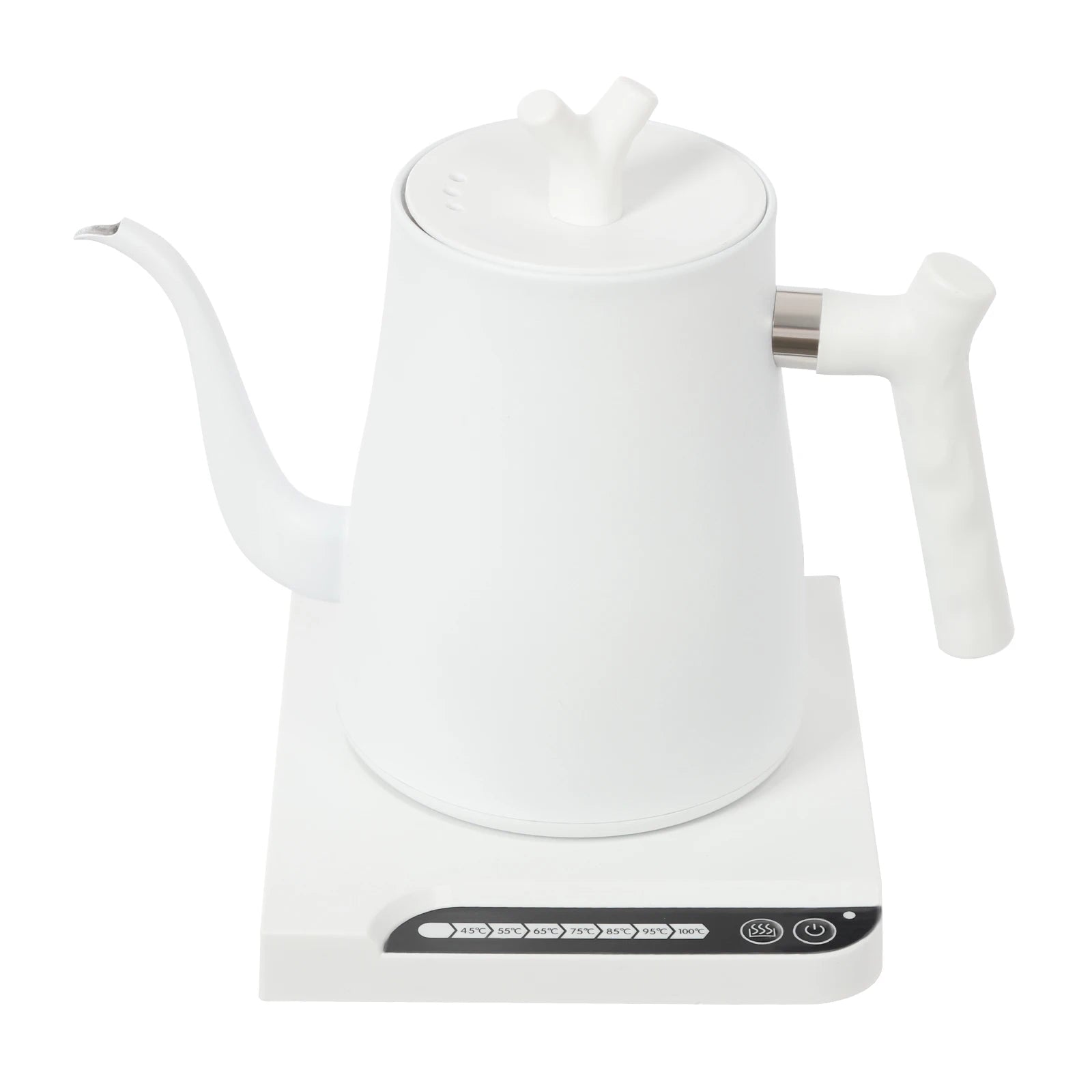 Elektrischer Schwanenhals-Wasserkocher 1L – Temperaturregelung, 1000W, Edelstahl 304, 220V EU-Standard