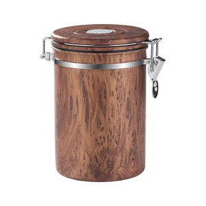 Luftdichter Kaffeebehälter aus Edelstahl 304 – 1,8L Vorratsdose für Kaffeebohnen, Tee und Gewürze