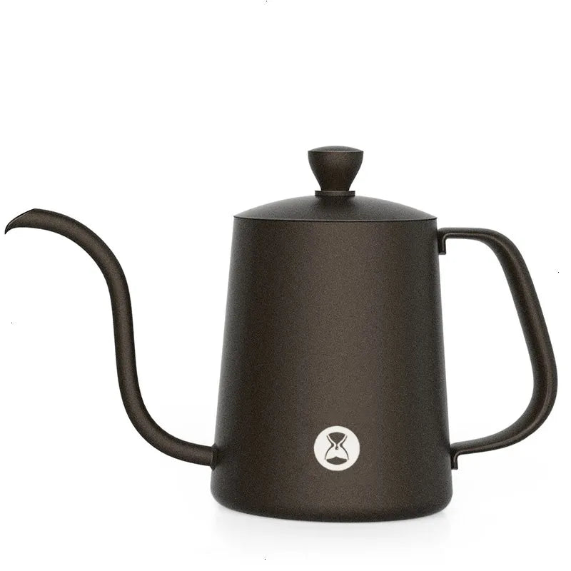 Schwanenhals-Kaffeekessel 600 ml – Edelstahl Pour-Over Wasserkocher für präzises Ausgießen